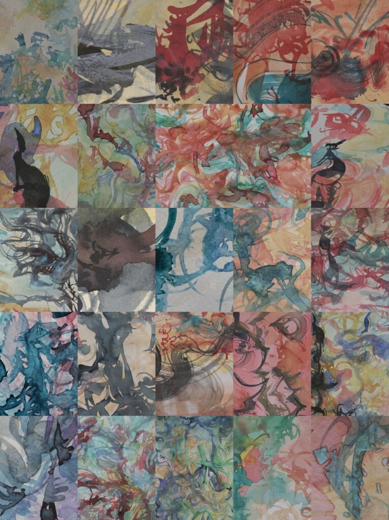 Art abstrait d'Eva'S, proposant des créations d'artiste en éditions limitées