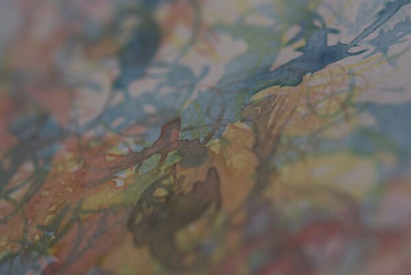 aquarelle-essaimage-diffus-configurations-interieures-détail3 Essaimage diffus — aquarelle abstraite originale