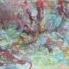 aquarelle-mutation-révélée-écritures-vivantes Mutation révélée est une aquarelle abstraite contemporaine expressive évoquant une transformation organique