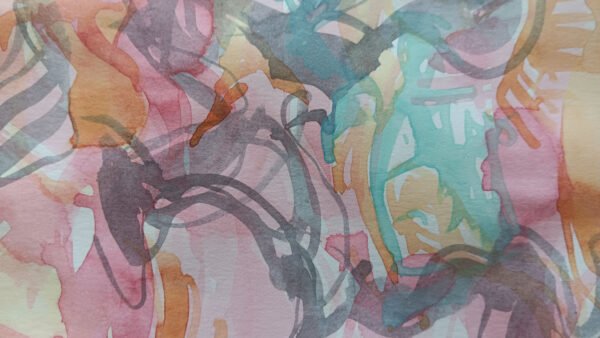 aquarelle-noyau-dense-atlas-organique-détail5 Noyau dense - aquarelle abstraite originale