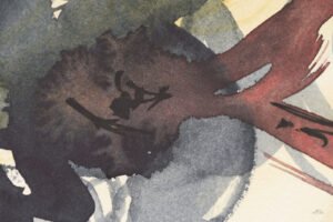 Matière en souffle #3 est une photographie abstraite aérienne avec gestes diffus