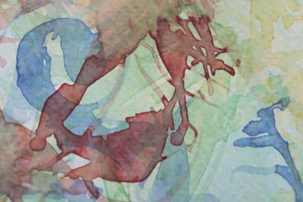 Mutation silencieuse #1 Mutation silencieuse #1 est une photographie abstraite contemporaine lumineuse aux textures diffuses et organiques