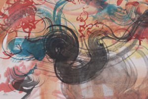 Souffle graphique #4 est une photographie abstraite contemporaine texturée avec lignes organiques et lumière douce